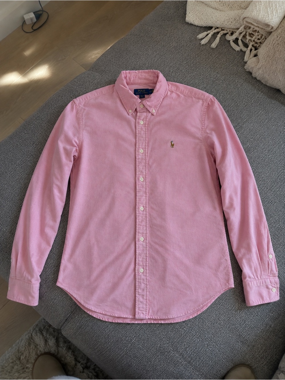 Polo by Ralph Lauren Light Pink Oxford Button-Down Shirt